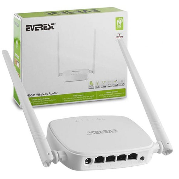 Everest EWR-301 300 Mbps Access Point Kablosuz Router - 2