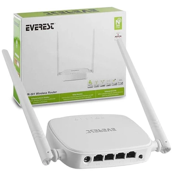 Everest EWR-301 300 Mbps Access Point Kablosuz Router - 6