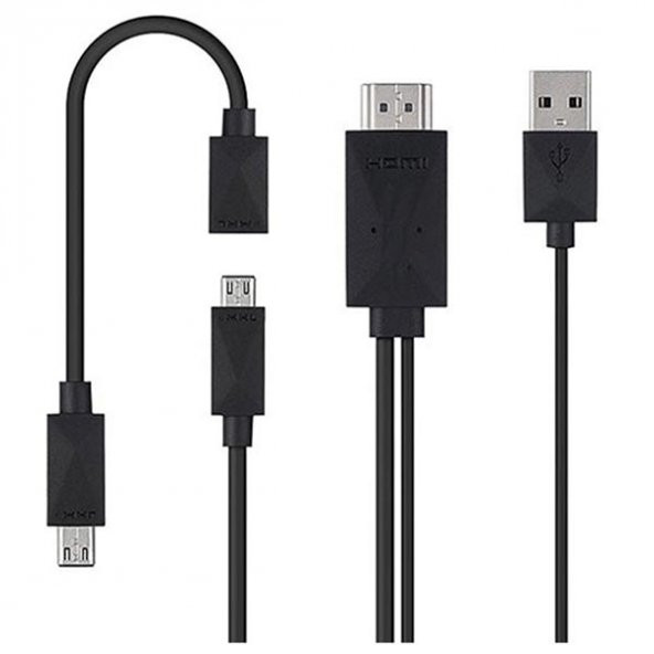 Powermaster Micro Usb S2-S3-S4 Uyumlu HDMI Çevirici Kablo ürün görseli