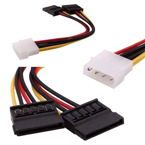 Powermaster İkili Sata Power Kablo - 4
