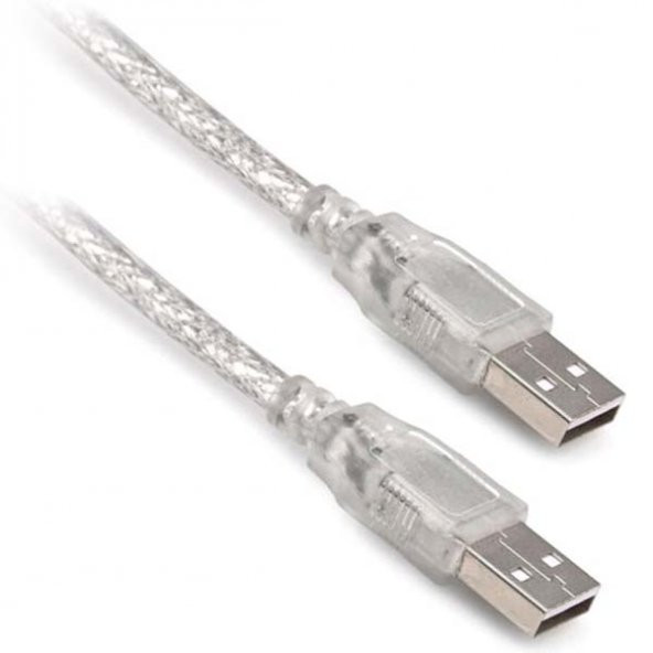 Powermaster Usb Erkek-Erkek Şeffaf Kablo 5 Metre - 2