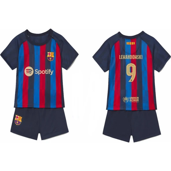 Barcelona Lewandowski  Erkek Çocuk Forması Takımı 4 Lü  Set
