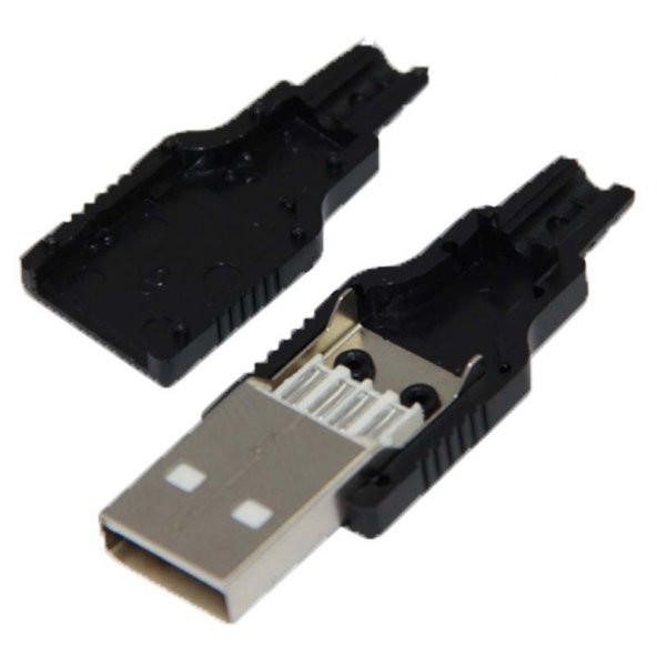 Powermaster USB A Erkek Lehimlenebilir Model Soket (IC-264A) - 2