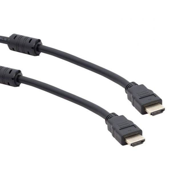 POWERMASTER PLASTİK DÜZ SİYAH 20 METRE POŞETLİ HDMI KABLO - 2