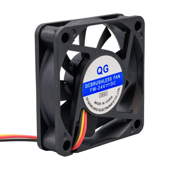 Powermaster IC-216A Fırçasız DC Fan 60X60x15mm 24 Volt 3 Pin (Seri 1) - Resim 2
