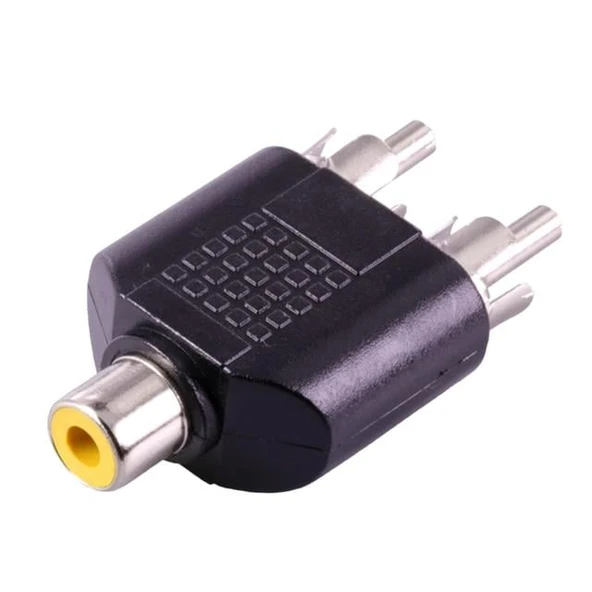 1RCA Dişi-2RCA Erkek Çevirici Jack - 3