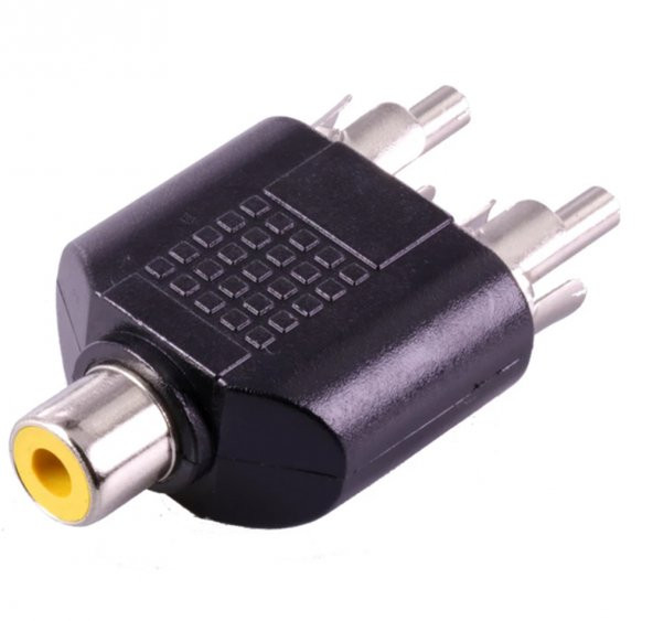 1RCA Dişi-2RCA Erkek Çevirici Jack - 2