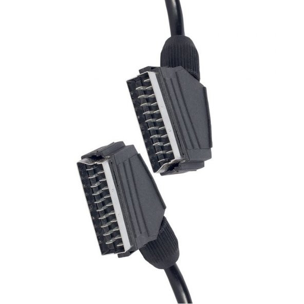 Elektromer 1.2 Metre 7 Mm Tırnaklı Scart Scart Kablo - 1