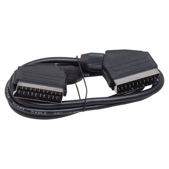 Elektromer 1.2 Metre 7 Mm Tırnaklı Scart Scart Kablo - 4