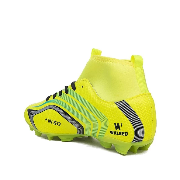 Sarı Turkuaz Çoraplı Krampon Futbol Ayakkabısı 435 - 3