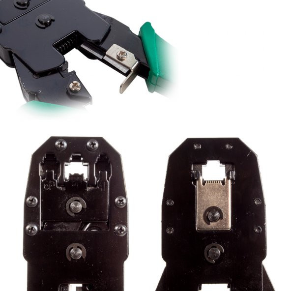 Powermaster PM-315 RJ11-RJ9-RJ45 3'Lü Sıkma Pensesi - 5