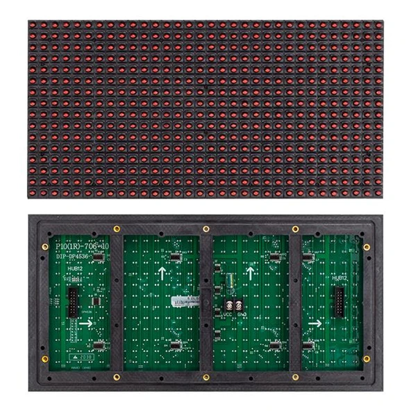 P10 Led Panel 16X32 Kırmızı - 8