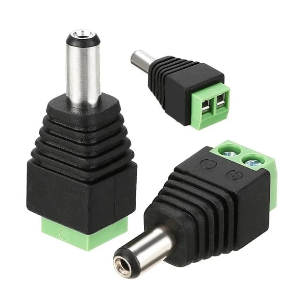 Powermaster 5.5X2.1 Mm Power Erkek Konnektör - 5
