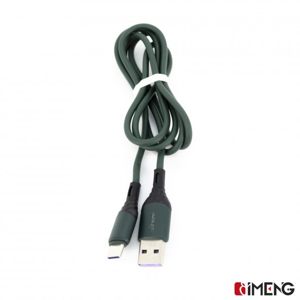 İmeng Tcl 20L+ 6A 100W UsbA to Type-C Data ve Hızlı Şarj Kablosu Yeşil - 4