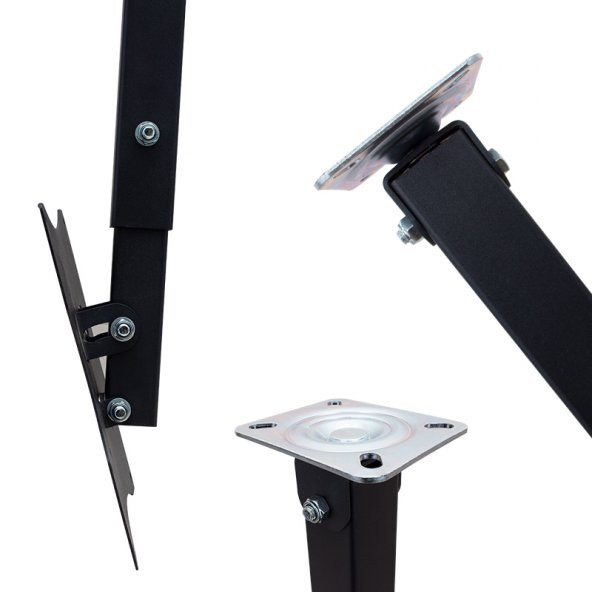 Powermaster 70-90-110 Cm Dar Ağızlı LCD Askı Aparatı PM-32 - 4