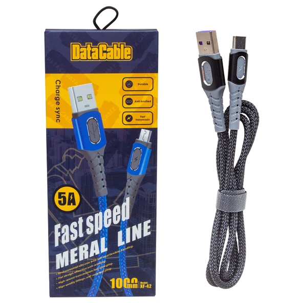 Powermaster PM-3785 USB-A TO Type-C 5 Amper Şarj Ve Data Veri Kablosu (1 Metre) - 2