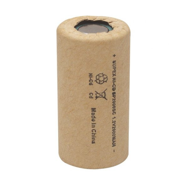 Supex Tekli 1.2 V 2000Ma NI-CD Süpürge Pili 2000SC - 4