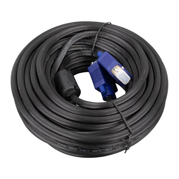 Powermaster PM-4421 15 Pin 3+6 Erkek/Erkek 10 Metre VGA Görüntü Kablosu - 8