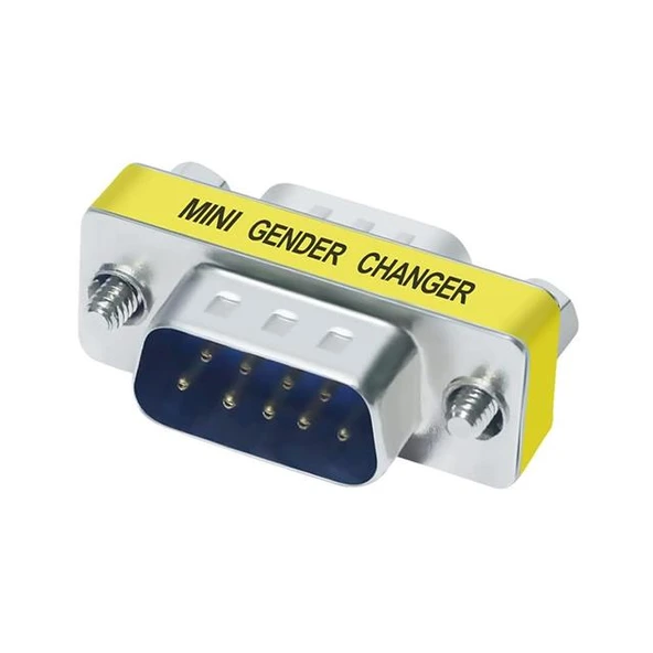 Powermaster PM-5455 DB9 RS232 Erkek-Erkek (M2M) 9 Pin Çevirici Ara Adaptör - 4