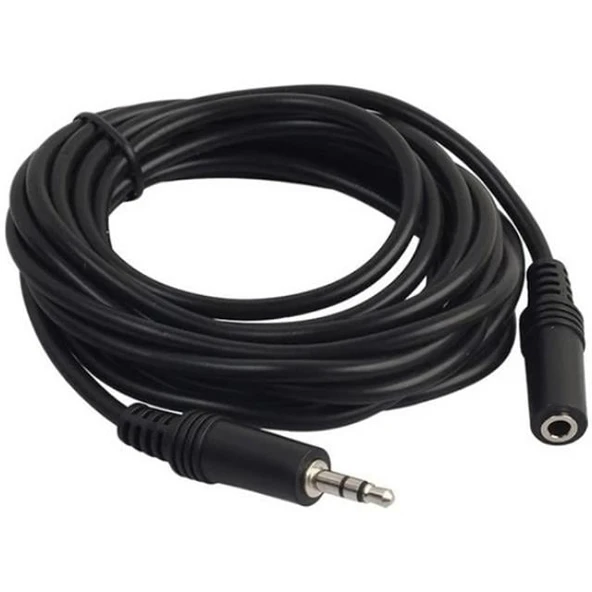 Powermaster 3.5 Mm Stereo Erkek/Dişi 5 Metre Aux Çevirici Uzatma Kablo PM-5758 - Resim 4