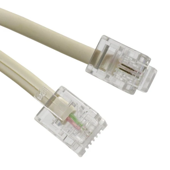 Powermaster Telefon Kablosu 10 Metre 2 Pin Soketli - Resim 2