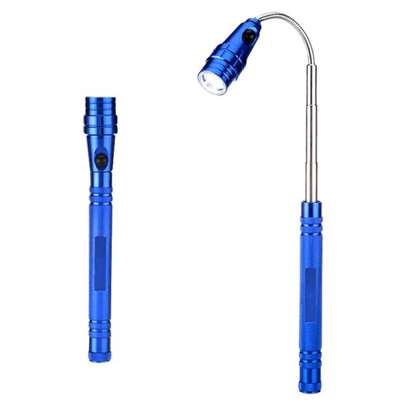 Powermaster MX-2808 Mıknatıslı 360 Derece Döner Başlıklı 3 Ledli Beyaz Işık El Feneri - 2