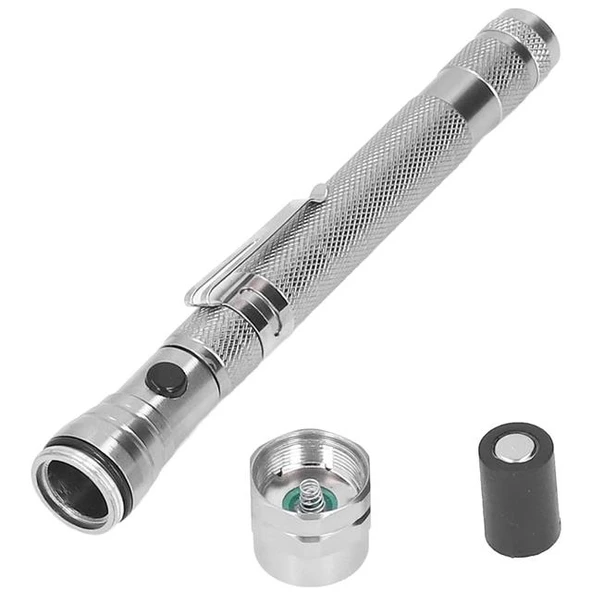 Powermaster MX-2808 Mıknatıslı 360 Derece Döner Başlıklı 3 Ledli Beyaz Işık El Feneri - 5