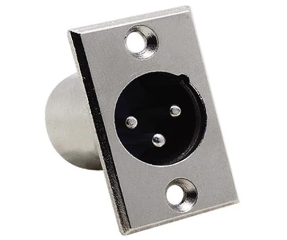Elektromer Canon XLR 3 Pin Erkek Şase Konnektör - 2