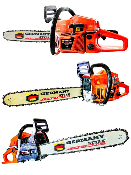 GERMANYSTYLE GRM-9063 3 HP Benzinli Ağaç Kesme Motoru Bıçkı 52 cc Benzin Motorlu Testere - 5