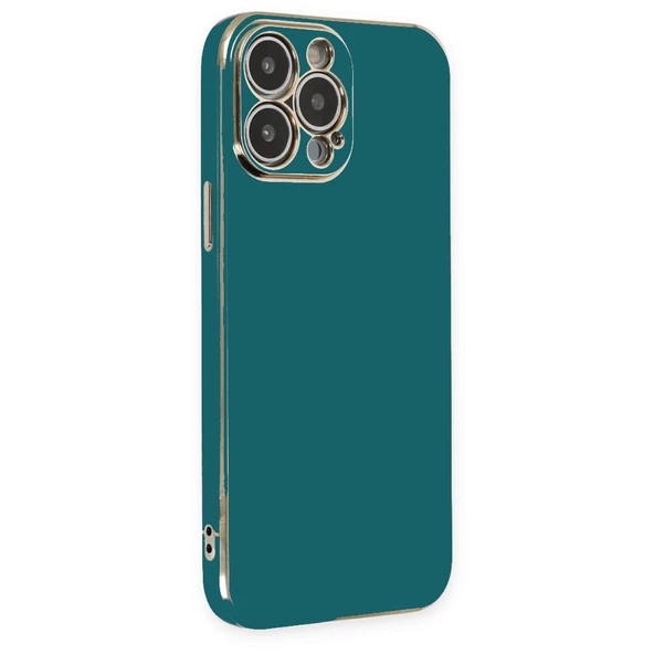 iPhone 14 Pro Max Kılıf Luxury Seri Kamera Korumalı Silikon Kapak - 10