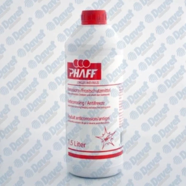 PHAFF ANTIFIRIZ ANTIFIRIZ KIRMIZI ORGANIK 1.5 LT 56 DERECE