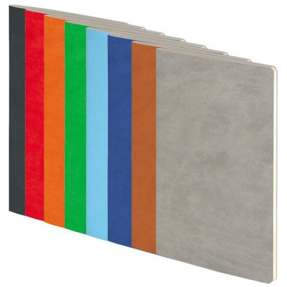 PULKO Notebook Not Defteri, (13x21cm), Terzi Dikiş, Termo Deri Kapak, 96 Sayfa, Krem Kağıt, Düz, 032, - 2
