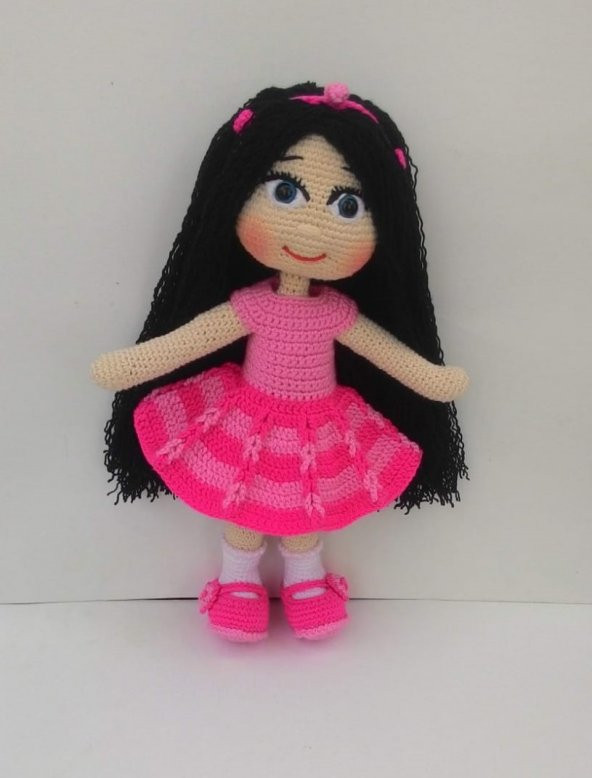 Sevimli Nur Bebek Amigurumi Organik Oyuncak - 2
