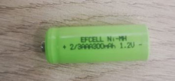 Efcell NI-MH 2/3AAA 300 Mah 1.2 Volt Başlıklı Pil