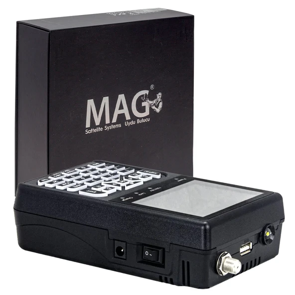 Mag MAG-2100 3.5'' DVB-S/S2 LCD Ekran Görüntülü HD Uydu Yön Sinyal Bulucu - 4