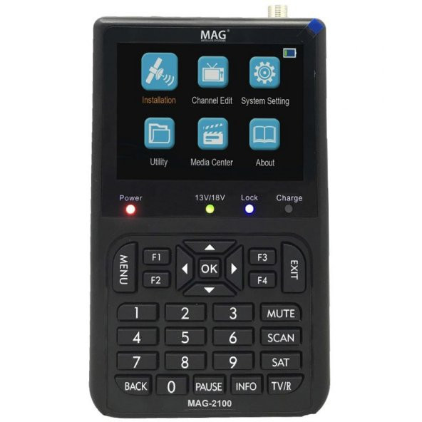 Mag MAG-2100 3.5'' DVB-S/S2 LCD Ekran Görüntülü HD Uydu Yön Sinyal Bulucu - 2
