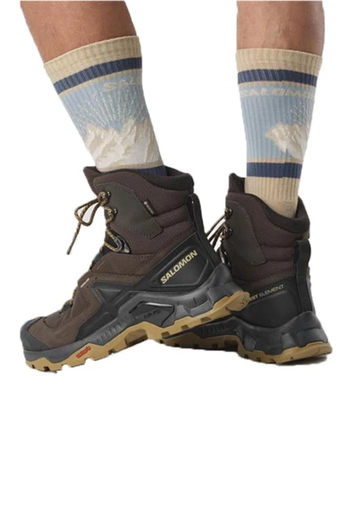 Salomon Quest Element Gore-Tex Erkek Kahve Outdoor Bot - 6