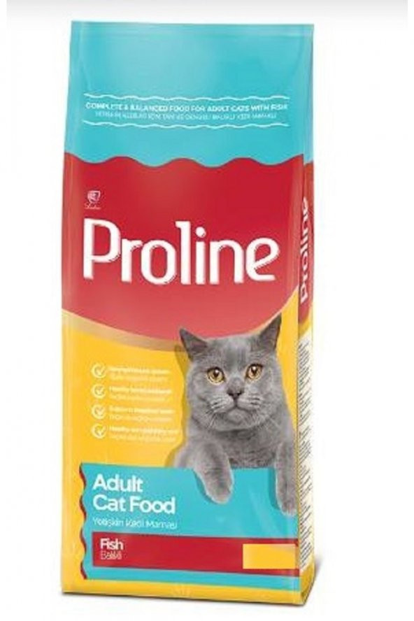 PROLİNE Balıklı Pirinçli Yetişkin Kedi Maması 1.2 Kg