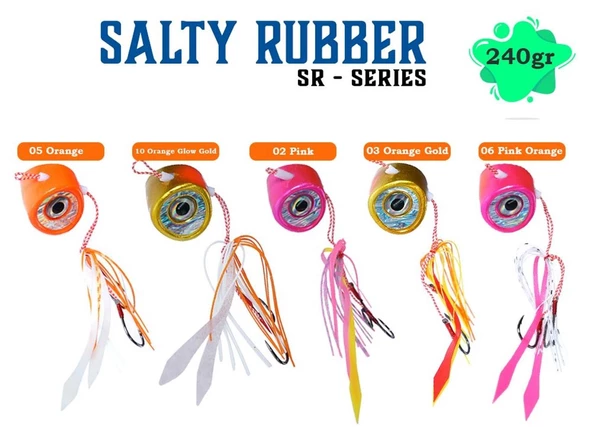 Fujin Salty Rubber 240 gr SR Serisi Tai Rubber Set