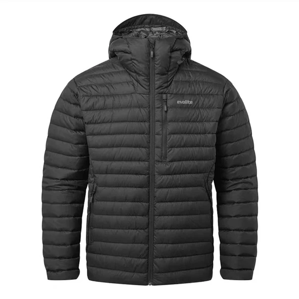 Evolite DownTouch Bay Kaz Tüyü Mont - Siyah  XL