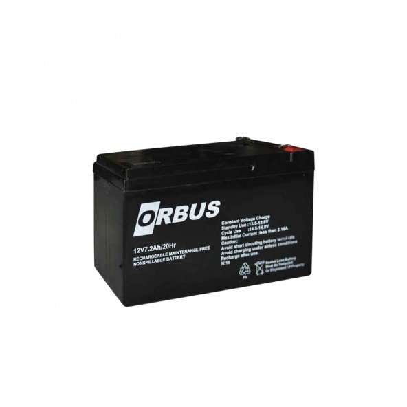 ORBUS / 12V 7.2 AH KURU AKÜ