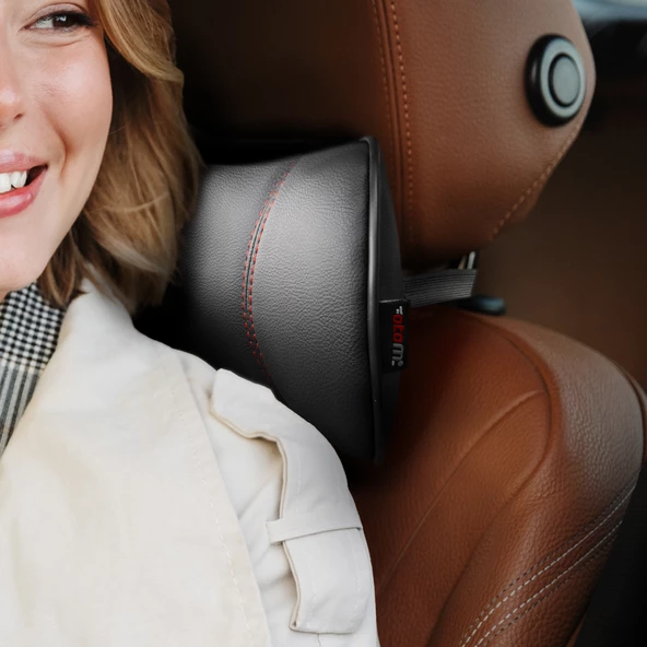 Otom Car Neck Pillow  Siyah-Kırmızı - 4