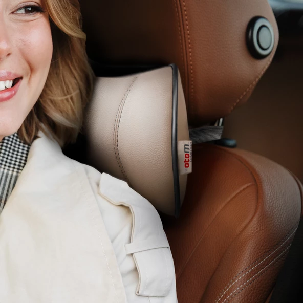 Otom Car Neck Pillow Bej - 4