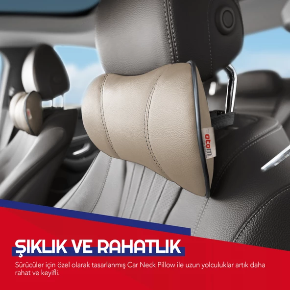 Otom Car Neck Pillow Bej - 2