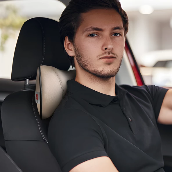 Otom Car Neck Pillow Bej - 5
