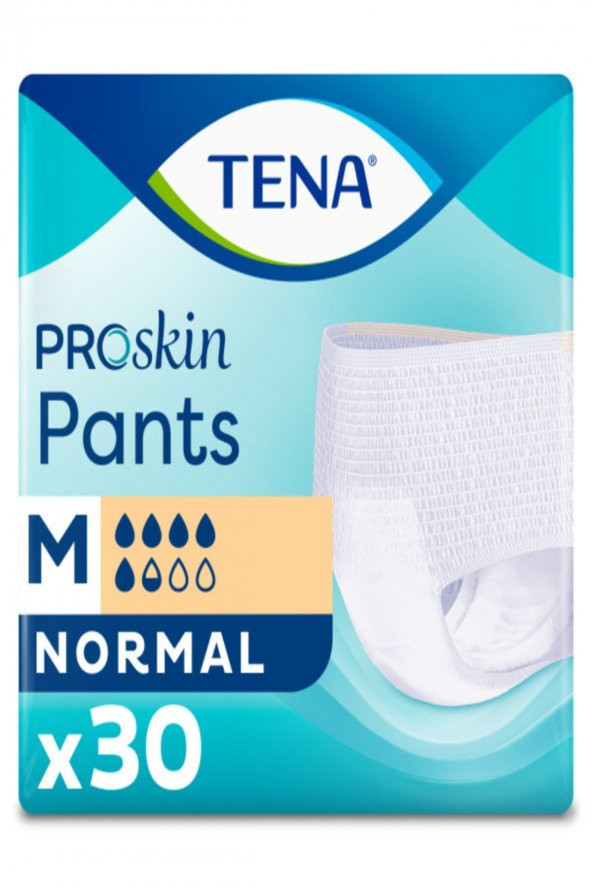 Tena Proskin Pants Normal 5.5 Damla Orta Boy (M) Emici Külot 30'lu
