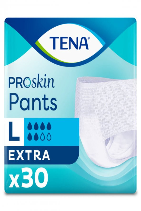 Proskin Pants Extra Emici Külot, Büyük Boy (l), 6 Damla, 30lu