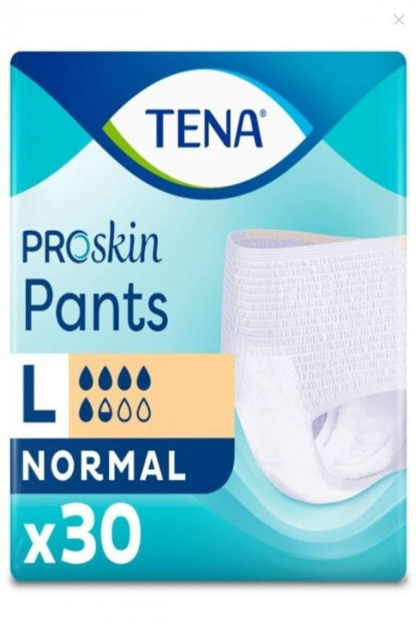 Tena Proskin Pants Normal 5.5 Damla Büyük Boy (L) Emici Külot 30'lu