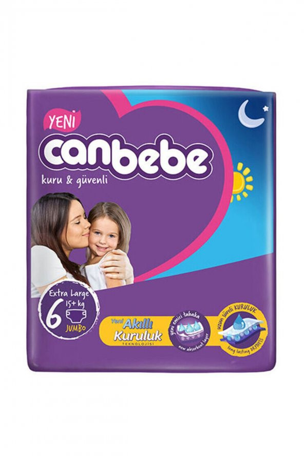 CANBEBE COMFORT DRY NO:6 18 ADET KILO 15+