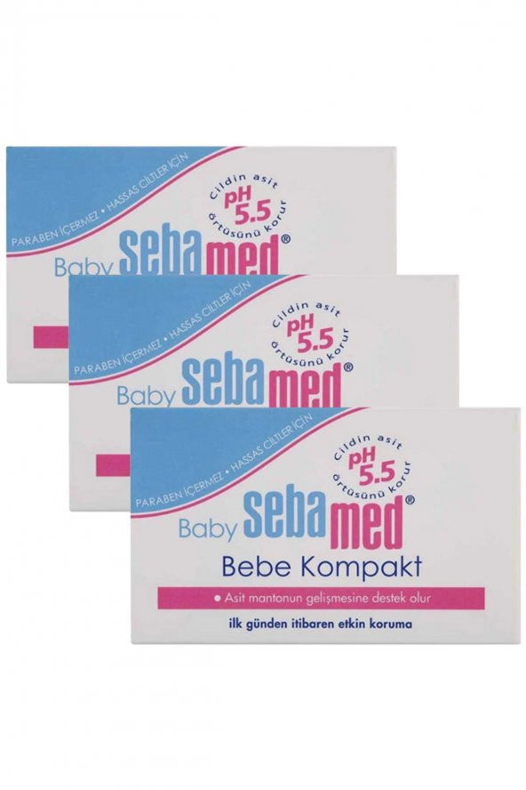 SEBAMED Bebek Sabunu 100 gr x 3 Adet